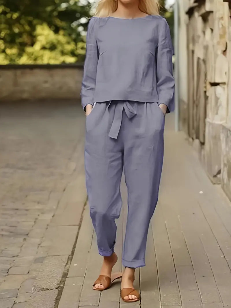 Casual Pantsuits Two Piece Set